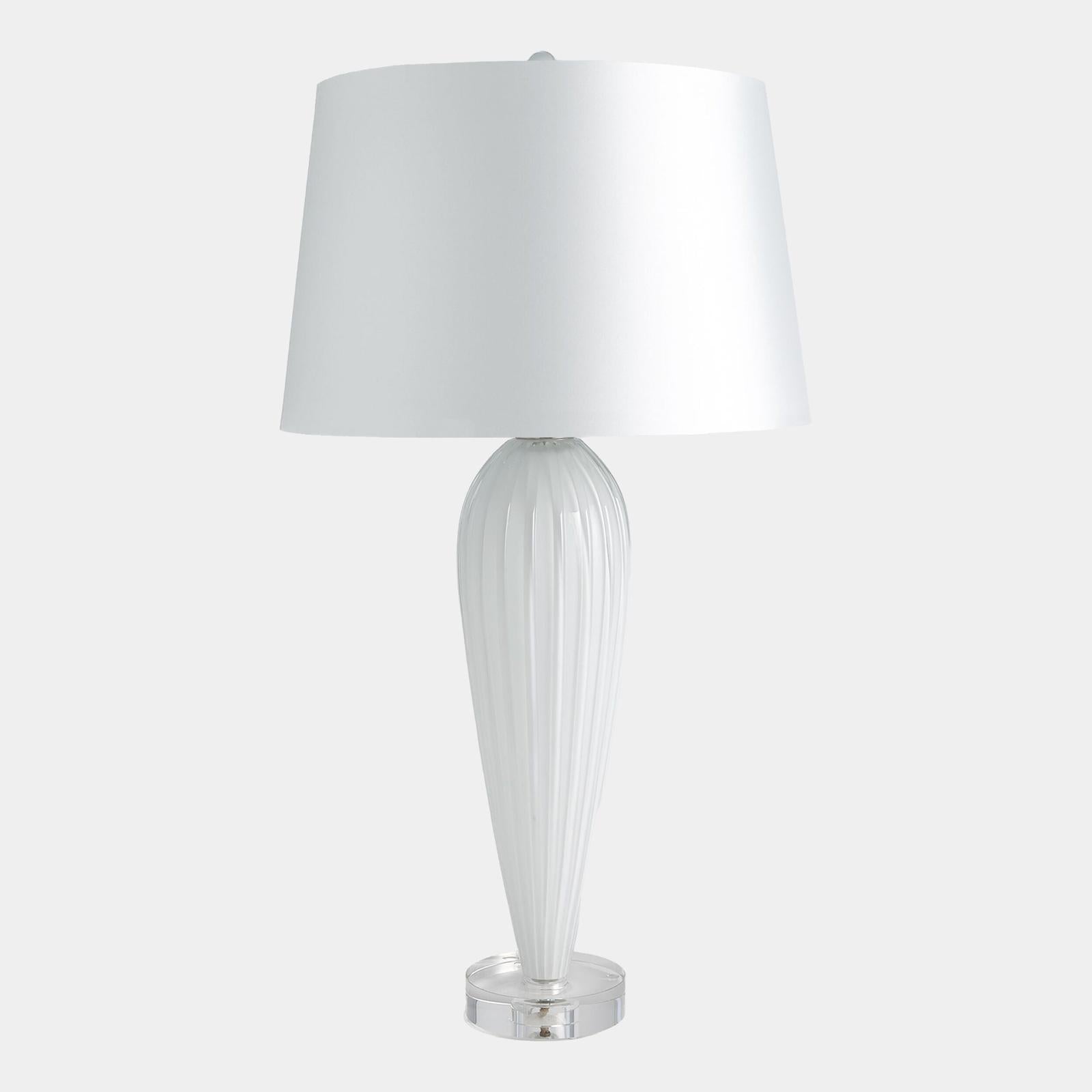 Global Views Teardrop Glass Lamp