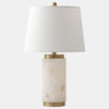 Global Views Hillary Cylinder Alabaster Lamp