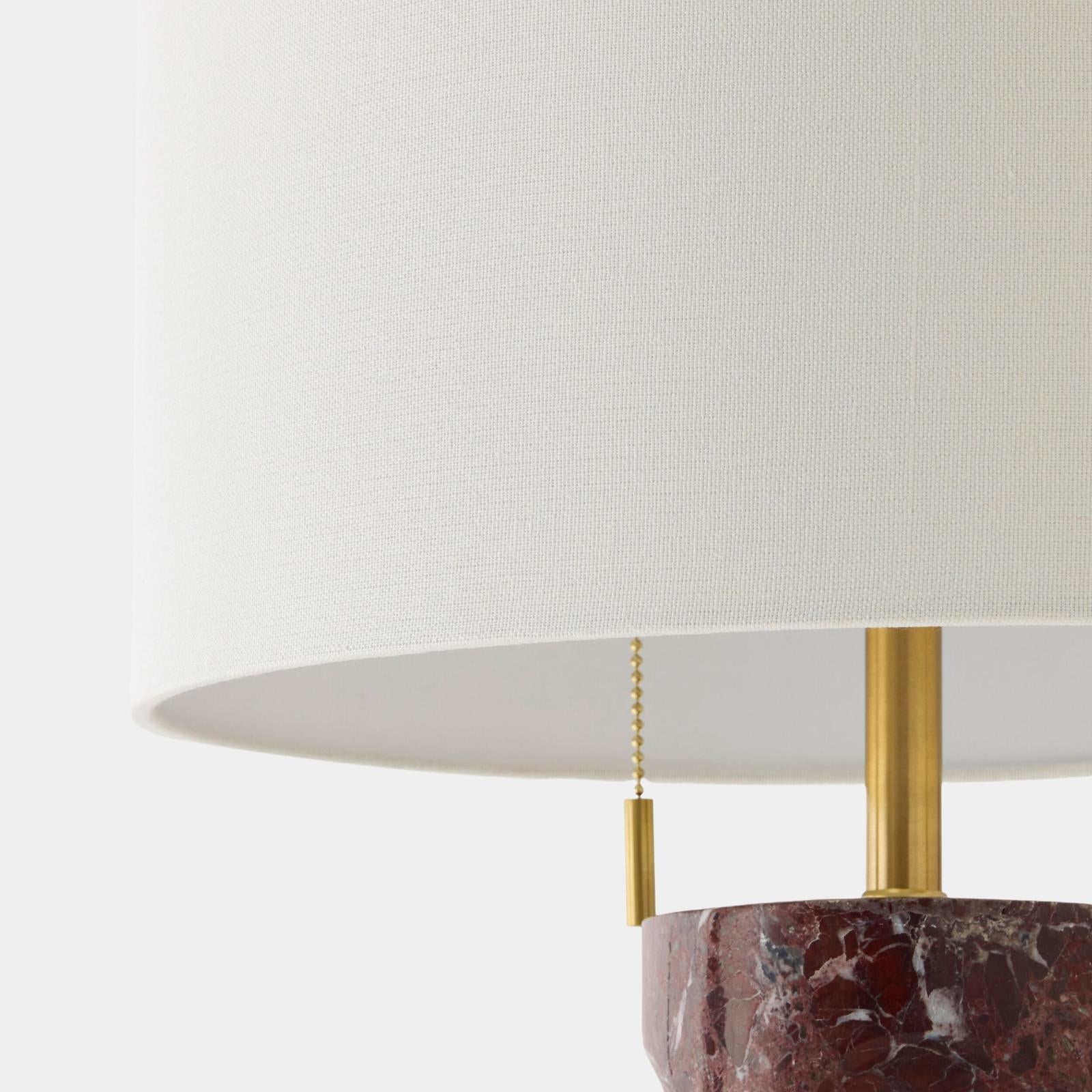 Global Views Rory Marble Column Lamp