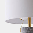 Global Views Rory Marble Column Lamp