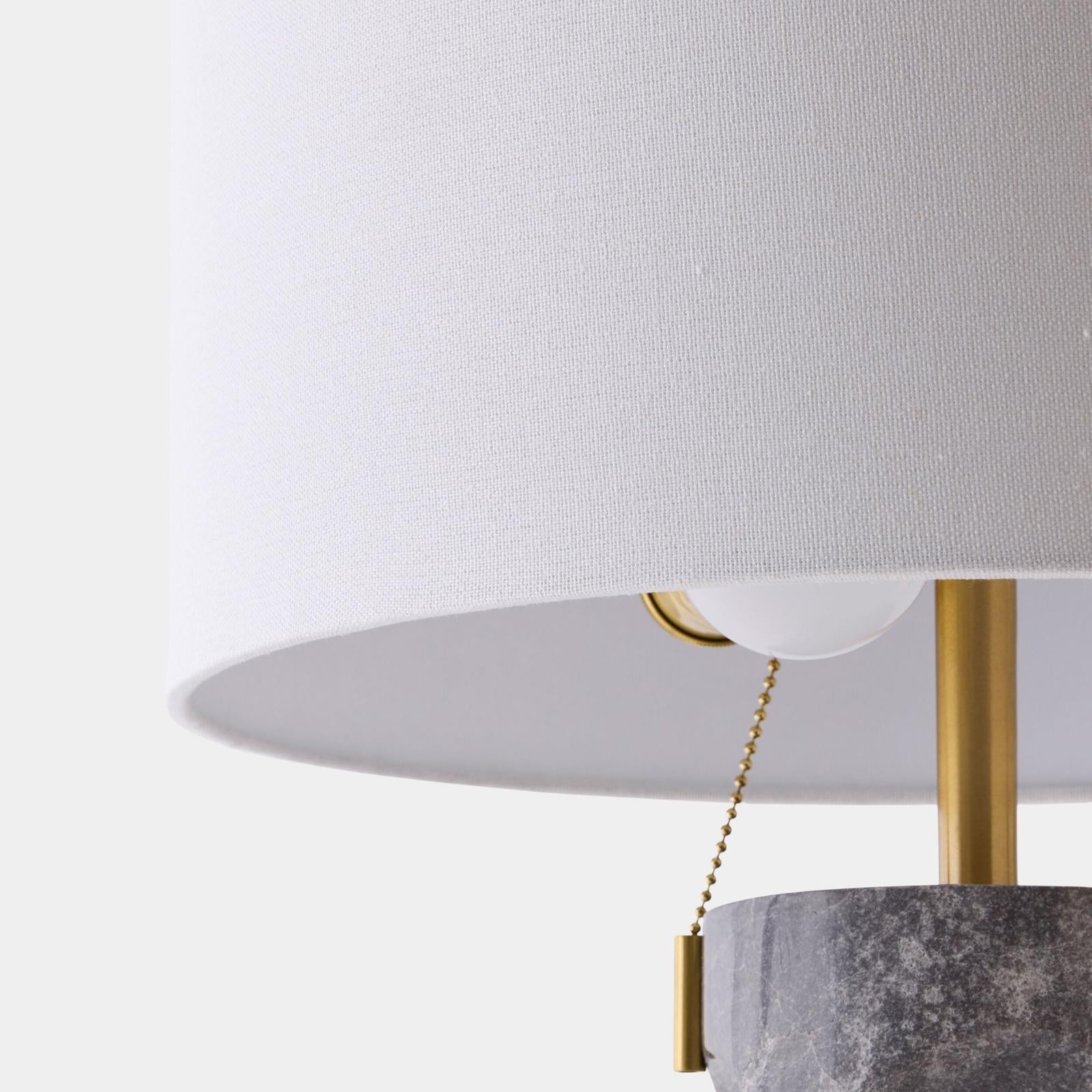 Global Views Rory Marble Column Lamp