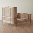 Global Views Blackened Josephine Oak Bed