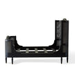 Global Views Blackened Josephine Oak Bed