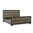 Global Views Bed Black Cerused Oak Brazil Bed
