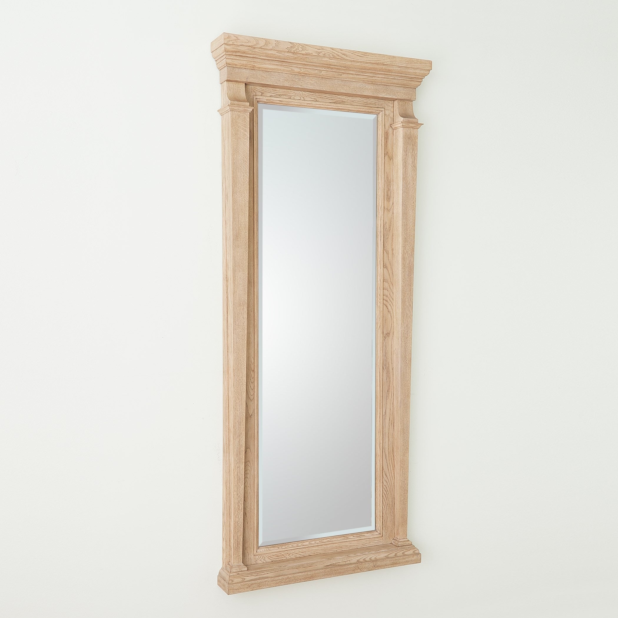 Global Views Blackened Oak Josephine Floor Mirror