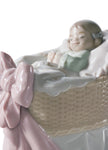 Lladro A New Treasure Boy / Girl Figurine