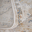 Feizy Pasha 39M6F Transitional Distressed in Taupe/Ivory/Blue