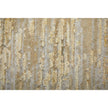 Feizy Eastfield 69FTF Modern Abstract Rug in Yellow/Ivory/Gold