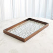 Global Views Antique Gold Leaf Eggshell Tray