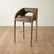 Global Views Nutmeg Arches Barstool