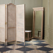 Global Views Blackened Oak Josephine Floor Mirror