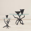 Global Views Natural Iron Monterey End Table