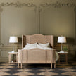 Global Views Blackened Oak Josephine Side Table