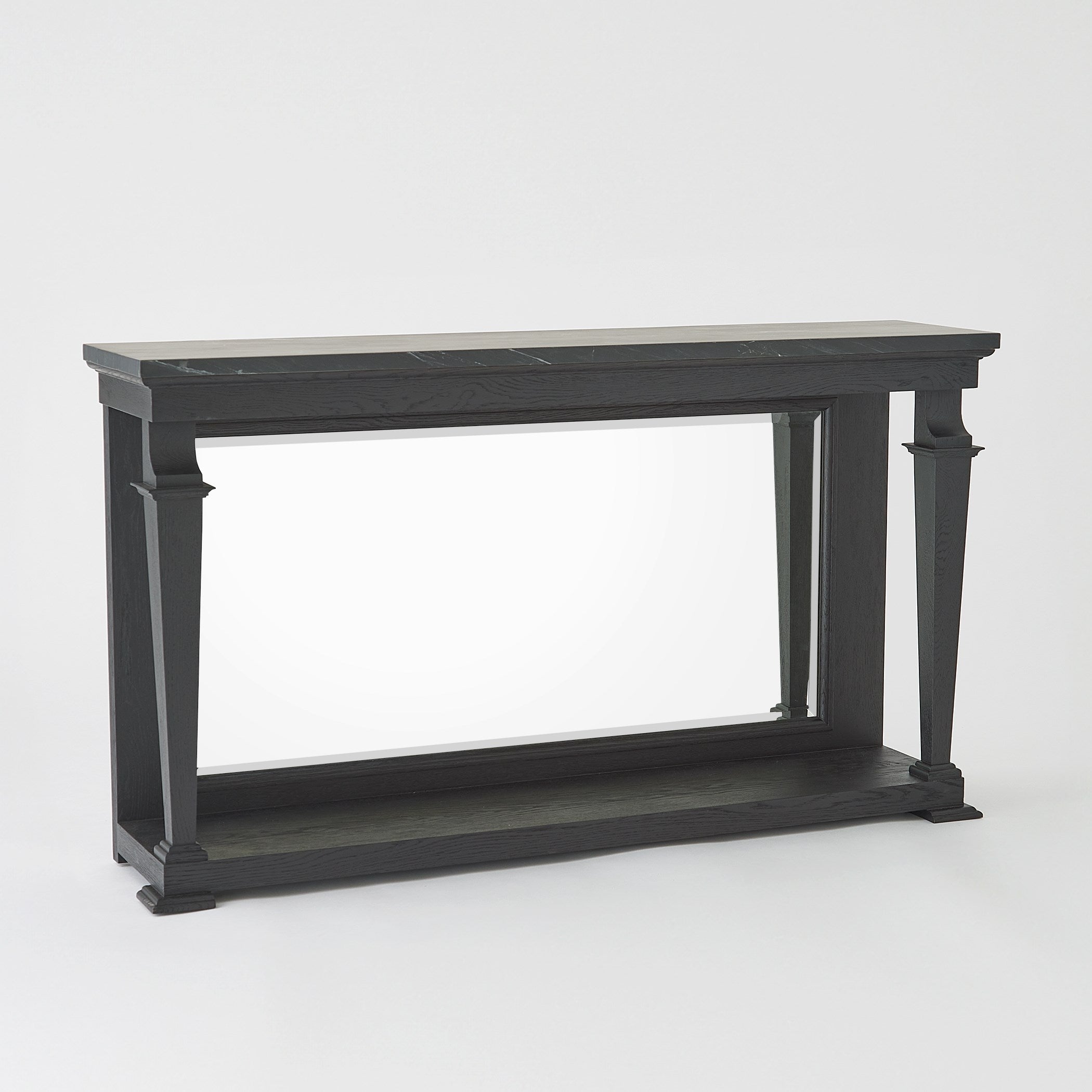 Global Views Blackened Oak Josephine Console
