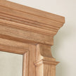 Global Views Blackened Oak Josephine Floor Mirror