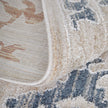 Feizy Pasha 39M8F Transitional Floral & Botanical in Ivory/Blue/Gold