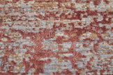 Feizy Pryor 39NGF Modern Watercolor in Red/Gray/Blue