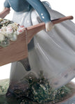 Lladro A Barrow of Fun Girl Figurine