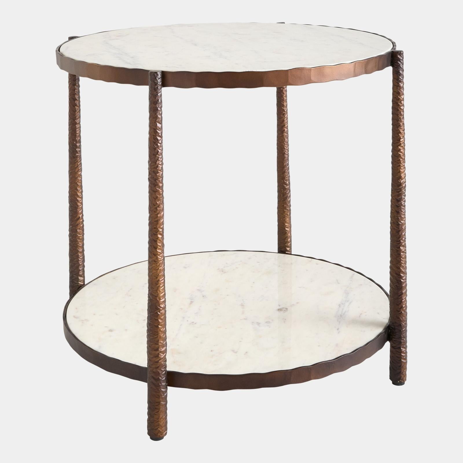 Global Views Forgiato Side Table