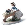 Lladro A Barrow of Fun Girl Figurine