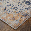 Feizy Pryor 39NGF Modern Watercolor in Blue/Tan/Brown