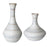 Uttermost Potter Fluted Striped Vases - Set of 2