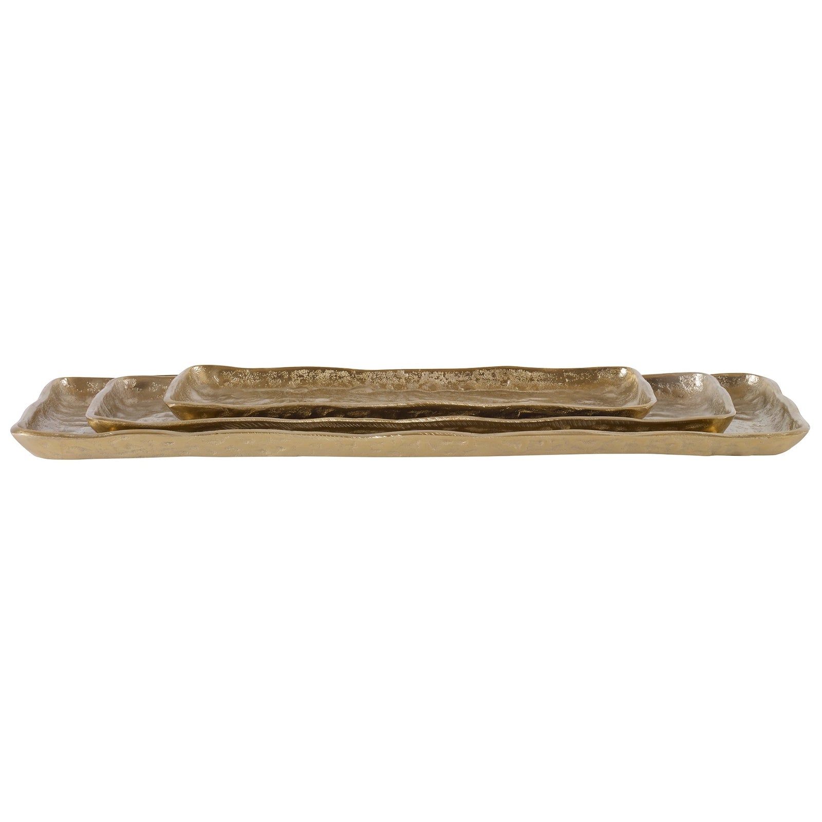 Uttermost Artisan Antique Gold Trays - Set of 3