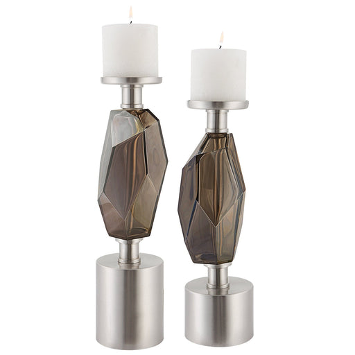 Uttermost Ore Candleholders - Set of 2