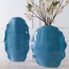 Uttermost Ruffled Feathers Blue Vases - Set of 2 Clearance
