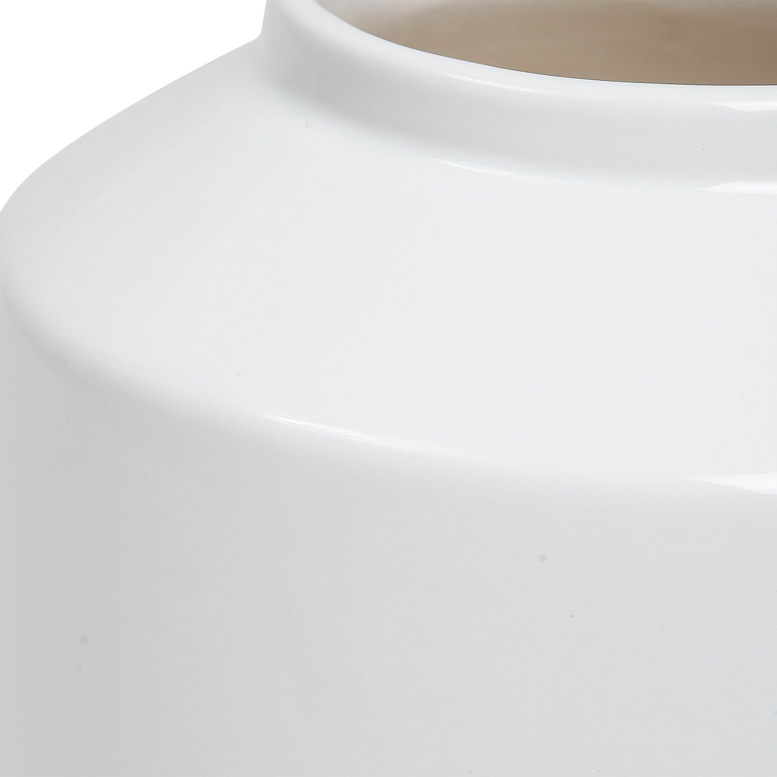 Uttermost Illumina Abstract White Vases - Set of 2