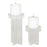Uttermost Crystal Pillar Candleholders - Set of 2