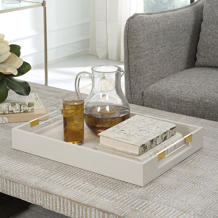 Uttermost Wessex Shagreen Tray