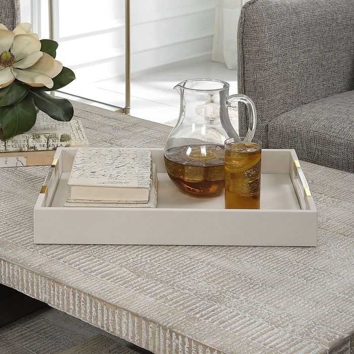 Uttermost Wessex Shagreen Tray