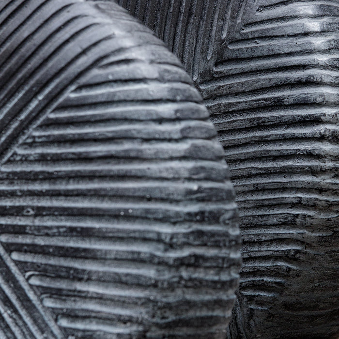 Uttermost Viewpoint Aged Black Vases - Set of 2