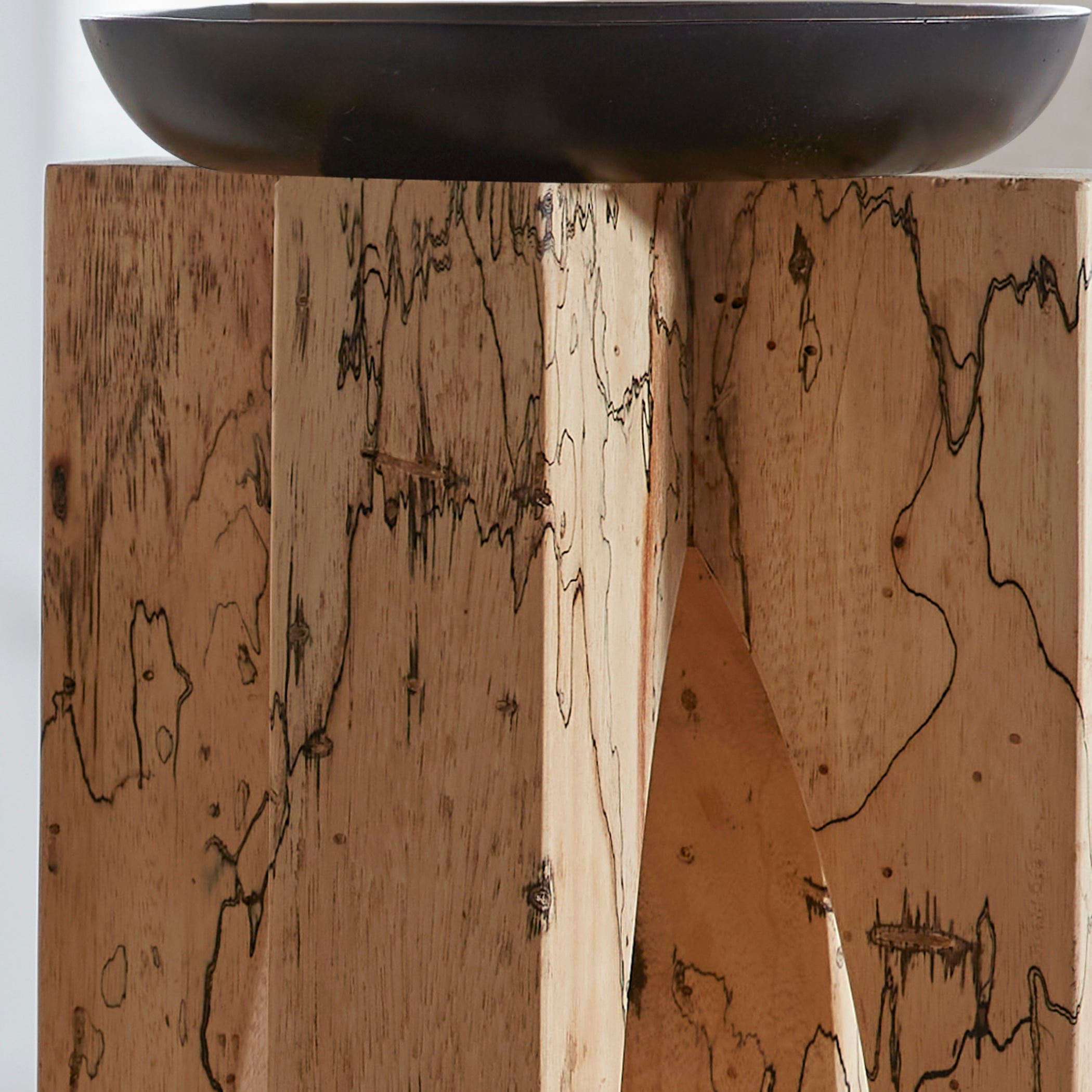 Uttermost Ilva Wood Candleholders - Set of 2