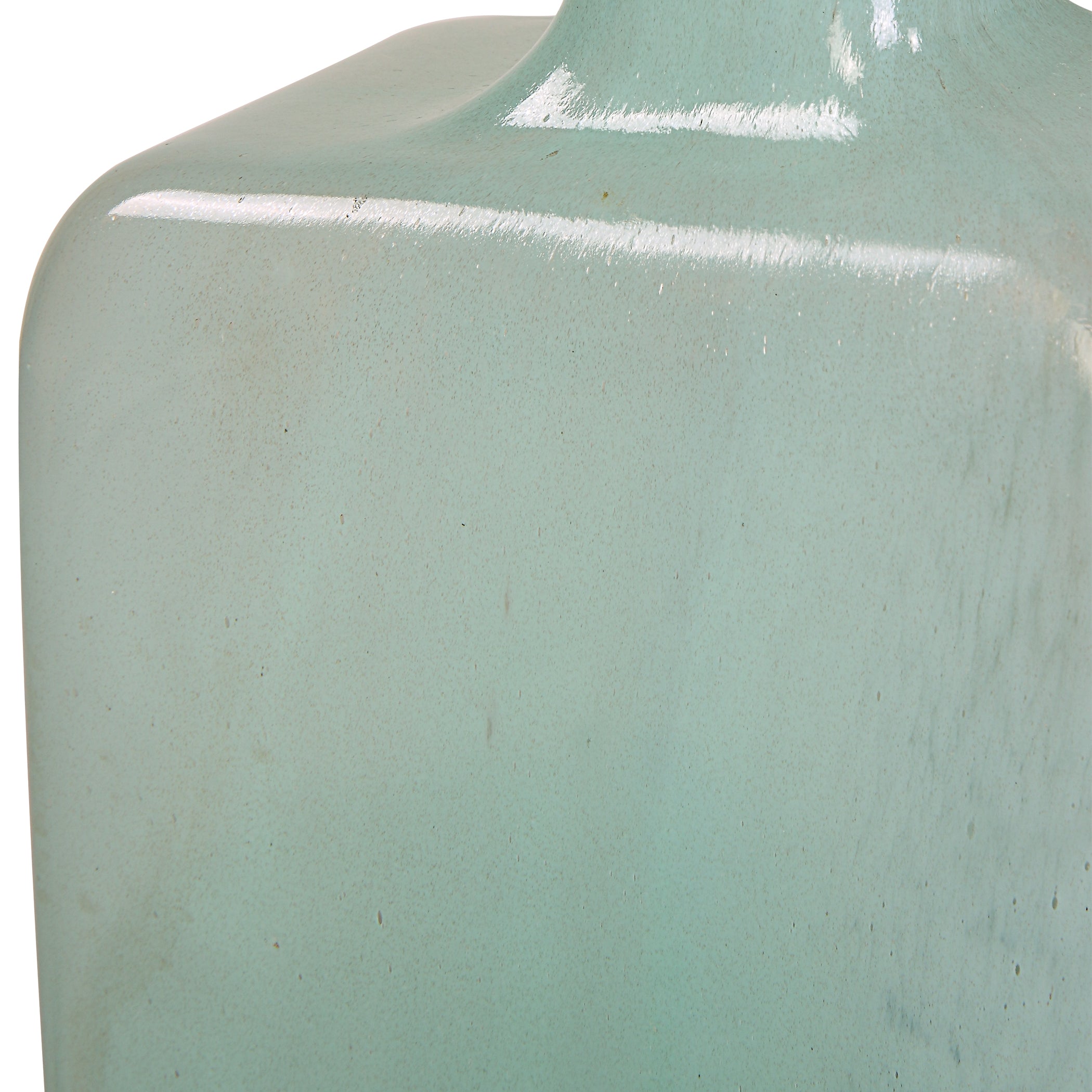 Uttermost Fuze Aqua & Bronze Vases - Set of 2
