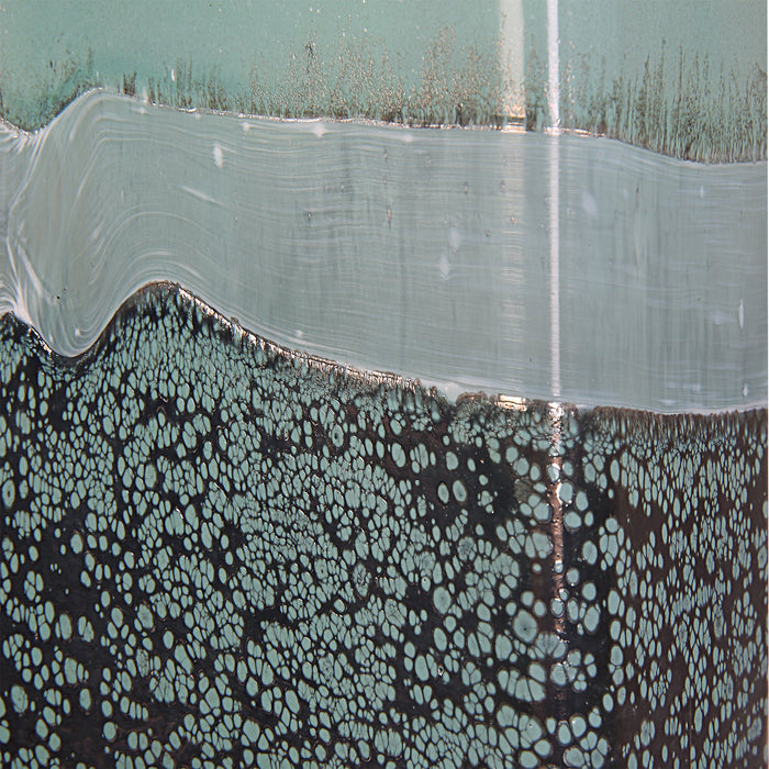 Uttermost Fuze Aqua & Bronze Vases - Set of 2