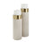 Uttermost Wessex White Pillar Candleholders Set Of 2