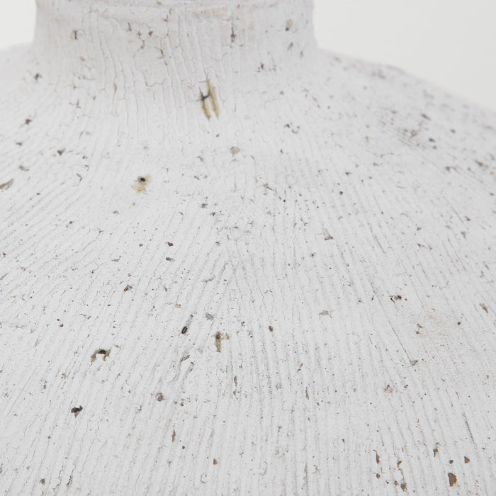 Uttermost Floreana White Vase