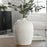 Uttermost Floreana White Vase