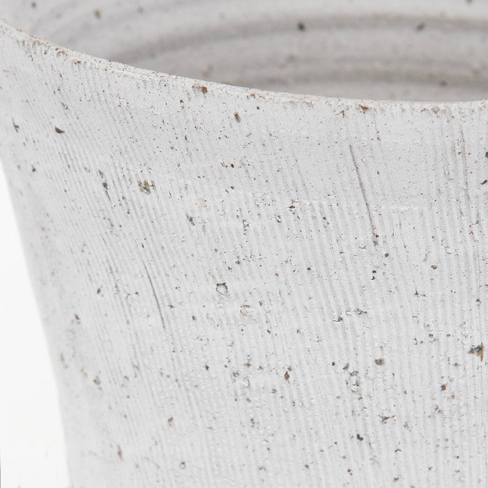 Uttermost Floreana White Vase