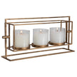Uttermost Wenman Gold Triple Candleholder