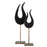 Uttermost Black Flame Sculptures - Set of 2