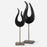 Uttermost Black Flame Sculptures - Set of 2