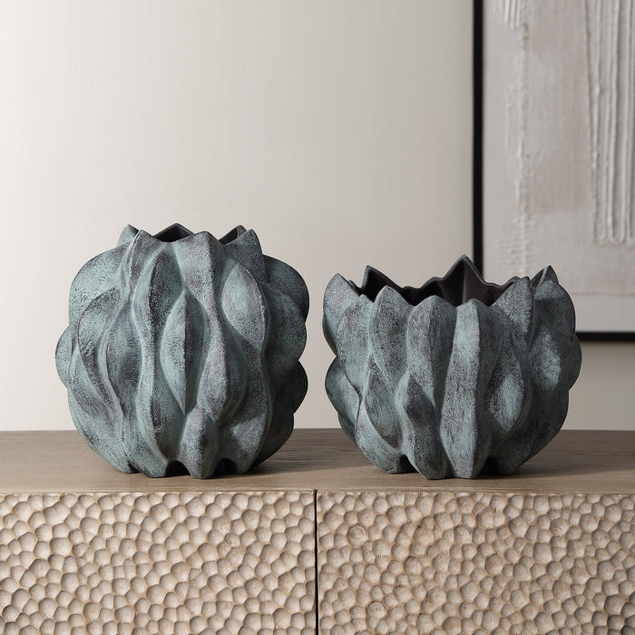 Uttermost Verdant Bronze, Vases - Set of 2