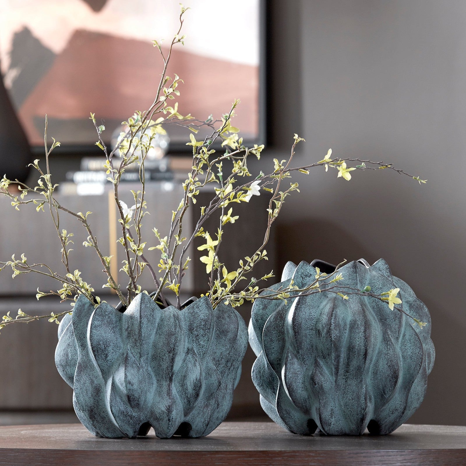 Uttermost Verdant Bronze, Vases - Set of 2