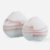 Uttermost Blush Swirl Glass Vases - Set of 2