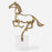 Uttermost Gallop Gold Sculpture