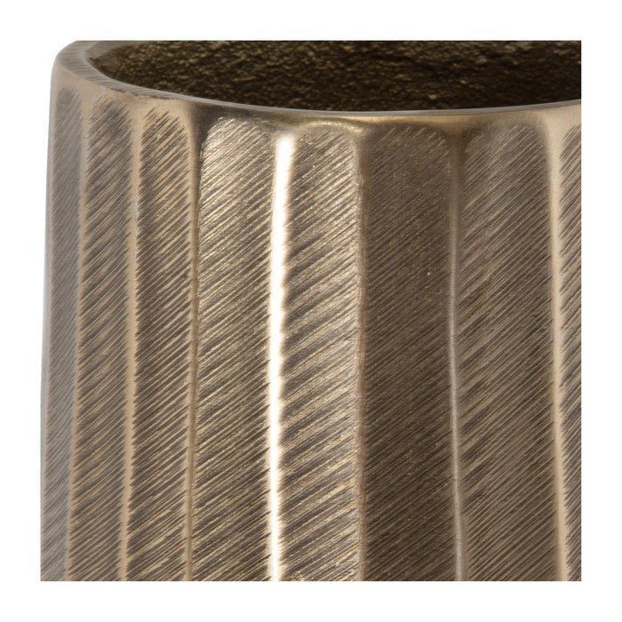 Uttermost Vertiforge Antique Gold Vases - Set of 2