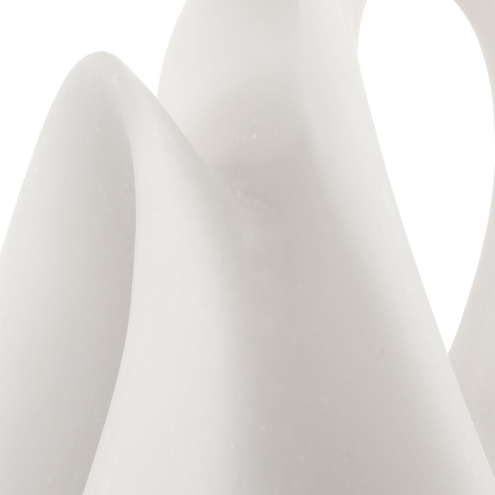 Uttermost Silent Wave White Sculptures - Set of 2